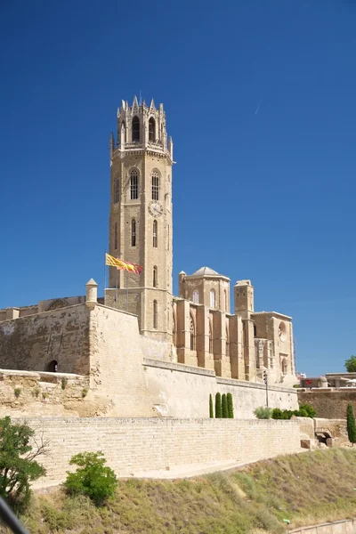 Cathedral of Lleida city — Stock Photo, Image