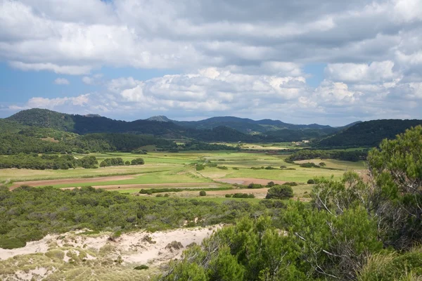 Green country at Menorca — Stock Photo, Image