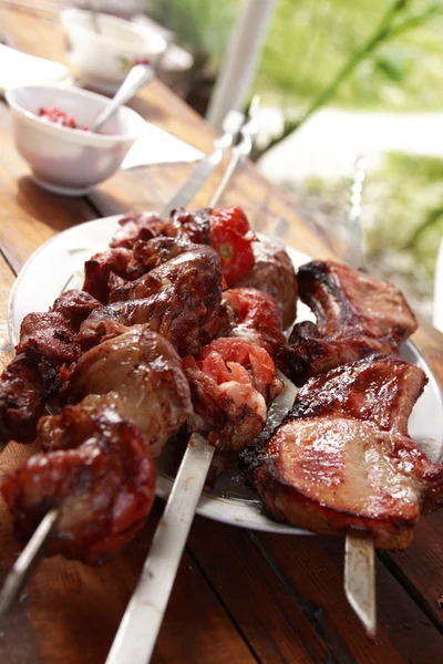 BBQ ready to eat — Stock Photo, Image