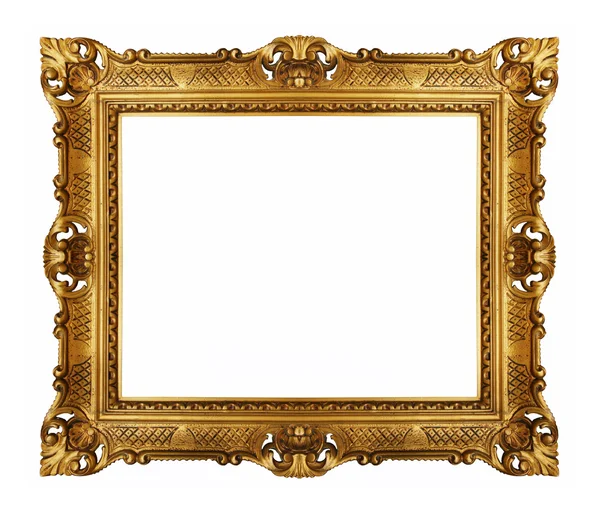 Golden vintage picture frame — Zdjęcie stockowe