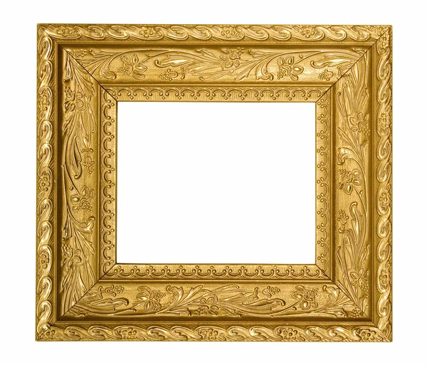 Ročník zlaté zdobený rám — Stock fotografie