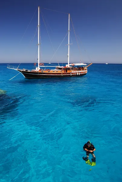 Mergulho com snorkel no Mar Vermelho — Fotografia de Stock