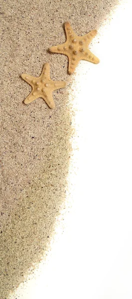 Estrella de mar y arena — Foto de Stock