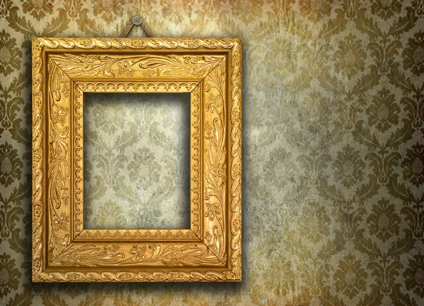 Antieke gouden frame — Stockfoto