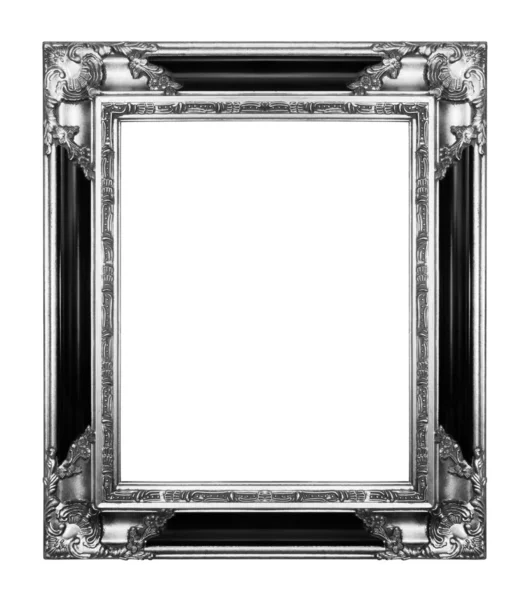 银质华丽框架 — 图库照片