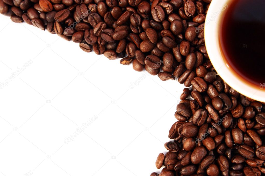 Esspresso coffee abstract