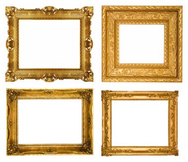 Gold frames clipart