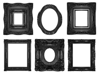 Beautiful ornate frames clipart