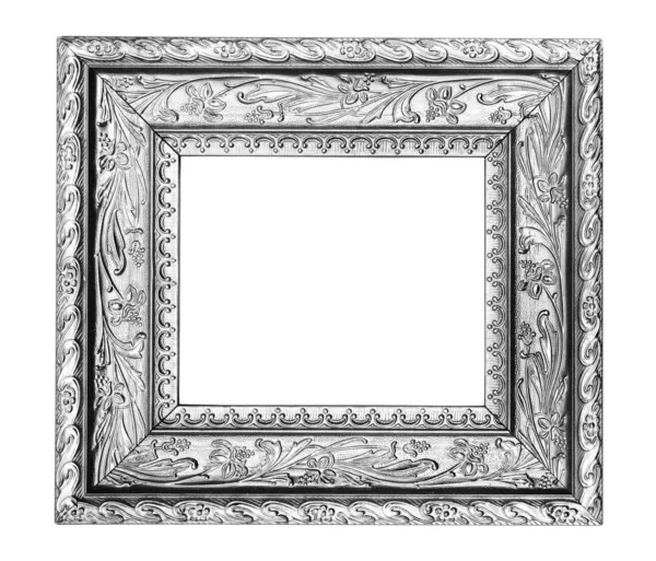 银质华丽框架 — 图库照片