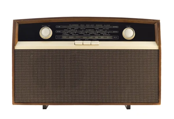 老式收音机 — 图库照片