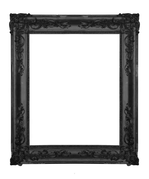 Schwarzer, kunstvoller Rahmen — Stockfoto