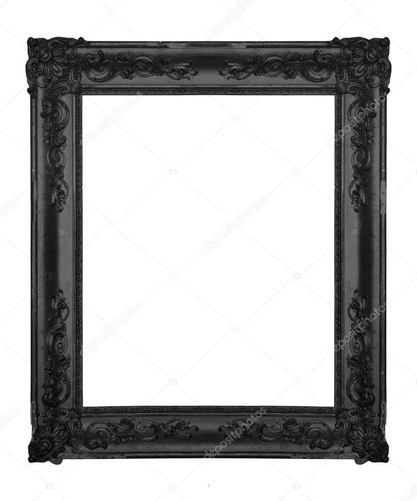 Black ornate frame