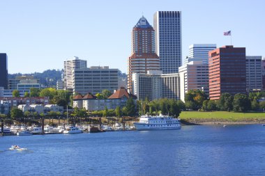 Portland OR., skyline. clipart