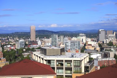 Portland Oregon Cityscapes. clipart