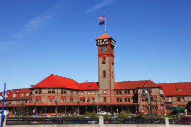 Union station Portland Oregon. clipart