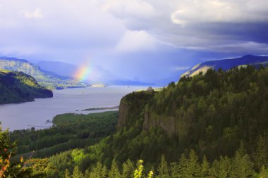 Gökkuşağı & uzak manzara ev oregon.