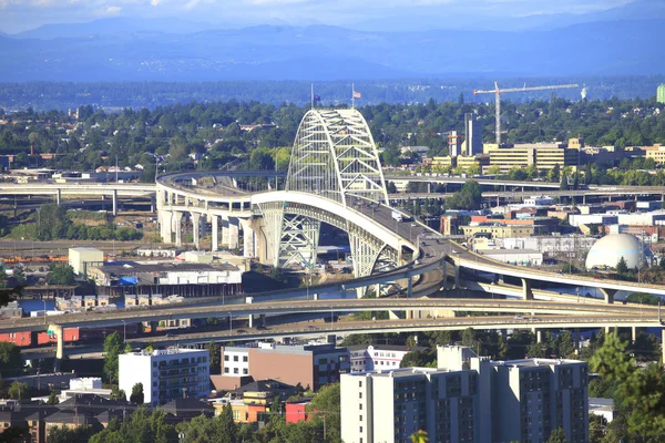 A Fremont híd Portland OR. — Stock Fotó
