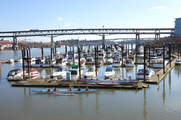 Un porto turistico, Portland OR . — Foto Stock