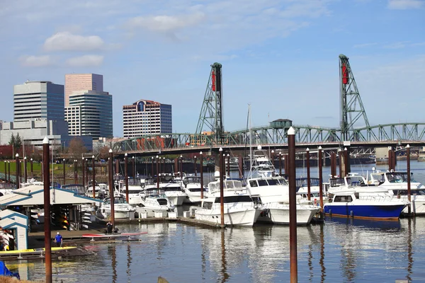 Un porto turistico, Portland OR . — Foto Stock