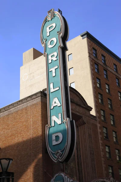 stock image Portland sign.