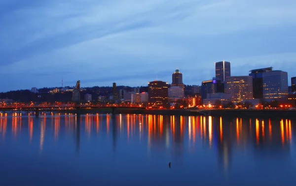 Portland OR., au crépuscule . — Photo