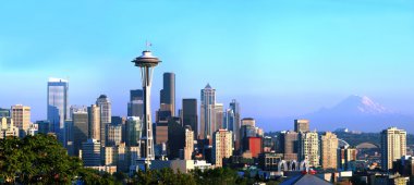 Seattle manzarası panorama.