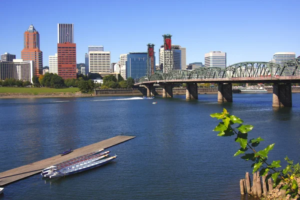 Uma vista de Portland Oregon . — Fotografia de Stock