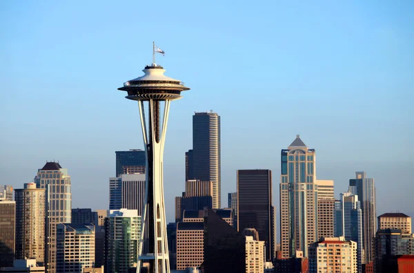 Seattle şehir manzarası. — Stok fotoğraf