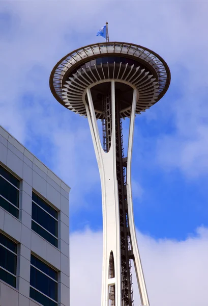 Seattle Space Needle Tower. — Stock Photo, Image
