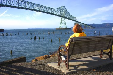 The Astoria bridge. clipart