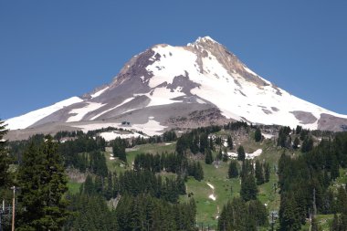Mount hood, pacific northwest en yüksek zirvesi.