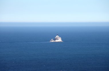 Lighthouse, Oregon coastline. clipart