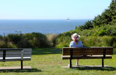 Visiting Ecola state park, Oregon coast. clipart