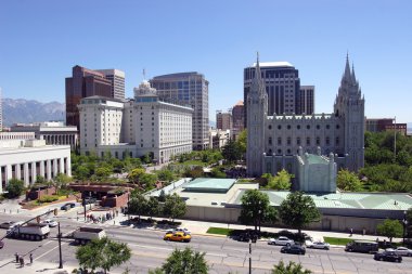 Salt Lake city, Utah (downtown) clipart