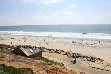 Carlsbad Kaliforniya sahilleri.