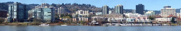 Marina del centro & arquitectura frente al mar, Portland O . — Foto de Stock