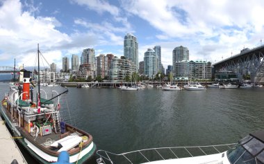 Granville adanın & yüksek yükselir konutlar, vancouver bc.