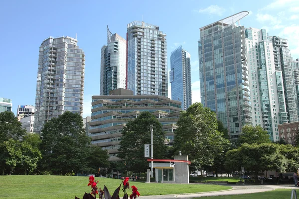 加拿大温哥华不列颠哥伦比亚省建筑. — 图库照片