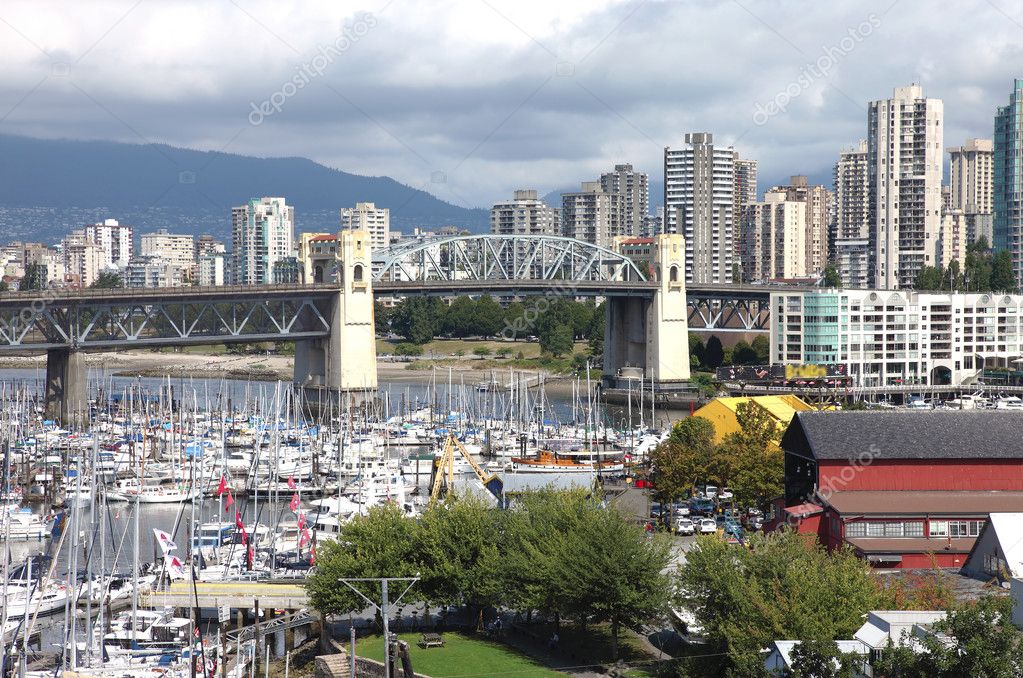 View from Granville island Vancouver BC Canada. — Stock Photo © Rigucci ...