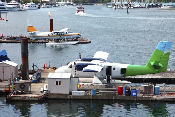 Seaplanes Sightseeing tours Vancouver BC., Canada. — Stock Photo, Image