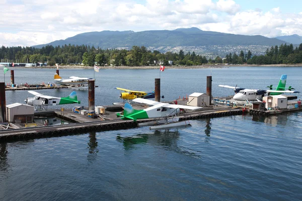 Seaplanes Visitas turísticas Vancouver BC., Canadá . — Foto de Stock