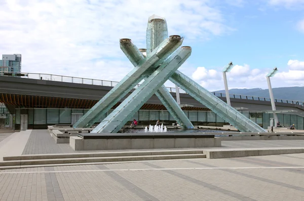 stock image Olympic monument, Vancouver BC Canada.