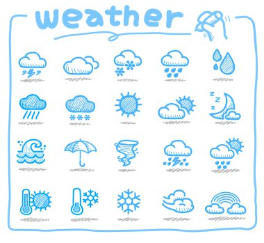 Hand drawn weather icon