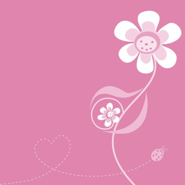 Expecting mother-flower clipart