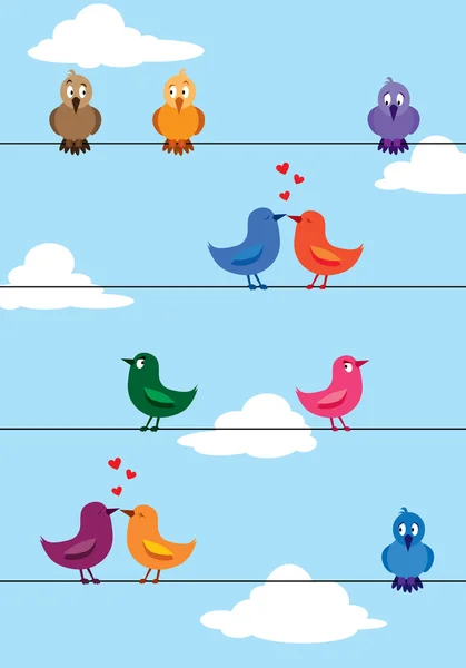 Любов птиці — стоковий вектор