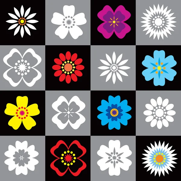 Fleurs — Image vectorielle