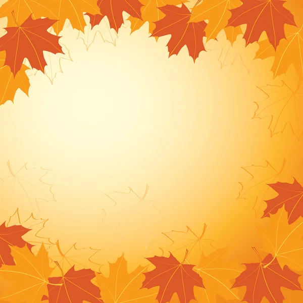 Herfst bladeren achtergrond — Stockvector