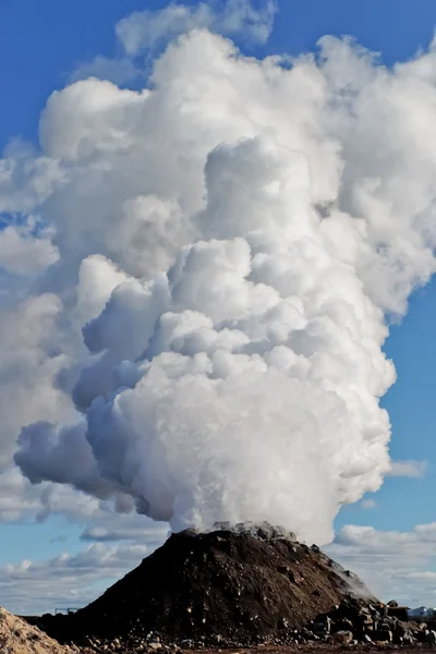 Steam volcano — Stock Photo, Image