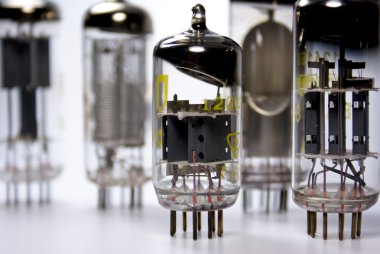 Close-up of Vacuum Tubes clipart