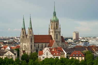 St. Pauls Church in Munich clipart